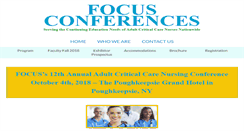 Desktop Screenshot of focusonnursing.com